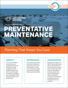 ACS PDF Preventative Maintenance Sell Sheet for the Service and Maintenance